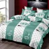 Obliečky CROWN GREEN 7-dielna sada 140x200 cm Obliečky CROWN GREEN 7-dielna sada 140x200 cm - 140x200 cm - 7 SET 2x vankúš 2x malý vankúš 2x prikrývka 1x plachta - gombíky
