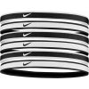Nike Tipped Swoosh Sport Headbands 6PK 2.0 - Biely
