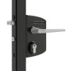 Priemyselný zámok LOCINOX LAKQ U2 | pre hranatý profil 40-60 mm | čierny RAL 9005
