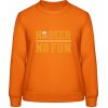 AWDis Sweat Mikina - Pivný dizajn - No Beer No Fun - Orange Crush - XXL - Dámske