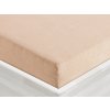 Froté napínacie prestieradlo FR-033 Béžové 180 x 200 - výška 20 cm