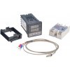 Regulátor teploty - ovládač REX C100 + SSR 25DA + termočlánok K