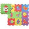 Teddies Pěnové puzzle - Zvířata - 10 ks - ve fólii