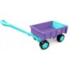 Detský vozík do záhrady - 10961 WADER vozík/príves fialová tyrkysová
