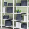 Leitz úložný box s vekom 33 x 38 x 32.5 cm tmavosivé