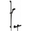 Hansgrohe Pulsify Select S Sprchový set s termostatom, 3 prúdy, EcoSmart, matná čierna 24271670-HG