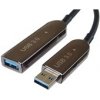 PREMIUMCORD Kabel USB3.0 + 2.0 prodlužovací optický AOC kabel A/Male - A/Female 20m ku3fiber20