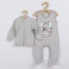 Dojčenská súpravička New Baby Mouse sivá, 80 (9-12m)