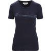 Icebreaker Women's Merino Tech Lite II Short Sleeve Tee Cadence Paths, Midnight Navy 0A56NP401 dámské tričko S