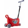 Detské odrážadlo s vodiacou tyčou Snoop 3v1 Milly Mally red