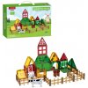 Magnetická stavebnica Farm - Magnetic Tiles 46ks