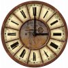 Veľké nástenné hodiny Vintage Retro Do Obývacej Izby 50x50