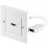 Goobay 51722 Zásuvka HDMI™, biela - Zásuvka HDMI™ (typ A) > Zásuvka HDMI™ (typ A)