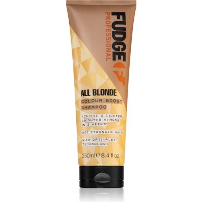 Fudge All Blonde Colour Boost Shampoo revitalizačný šampón pre rozžiarenie mdlých vlasov pre blond vlasy 250 ml