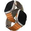 Uniq Revix Premium Edition Reversible Magnetic remienok na Apple Watch 49/45/44/42 mm oranžový/khaki UNIQ-45MM-REVPSORGKAK