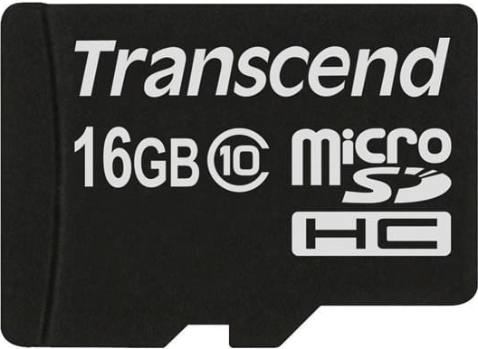 Transcend microSDHC 16GB class 10 TS16GUSDC10