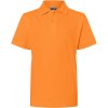James & Nicholson Polokošile JN 70K, krátký rukáv, dětská COT02070K23504-orange XL Oranžová