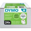 Dymo papírové štítky 89mm x 36mm, bílé, velké, 24 x 260 ks, S0722390