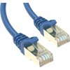 Conexpro PC6AFS-5B slim patch STP CAT6A 5m modrý