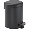 Sapho Gedy Kúpeľňové doplnky - Odpadkový kôš Potty 3 l, SoftClose, čierna mat 320914