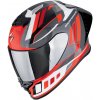 Moto přilba SCORPION EXO-R1 EVO II AIR VITAL šedo/bílo/červená - Velikost XL