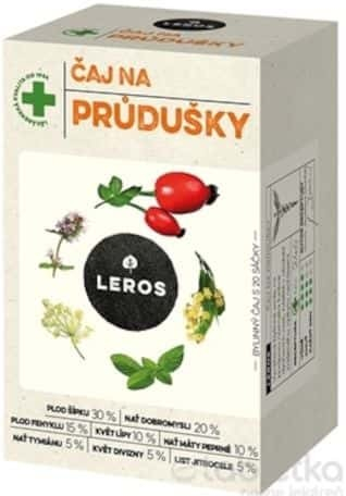 LEROS Čaj na průdušky 20 x 1,5 g