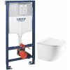Súprava podomietková konštrukcia Grohe Solido 39069000, WC misa s pomaly sa sklápajúcim sedadlom Hagser Beno HGR14000042