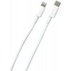 Mobilnet KAB-0113-LIG-TYPEC dátový USB-C/Lightning, 1m, bílý