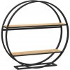Luminex | Odkladací stolík SHELF pr. 62,5 cm dub | LU0294