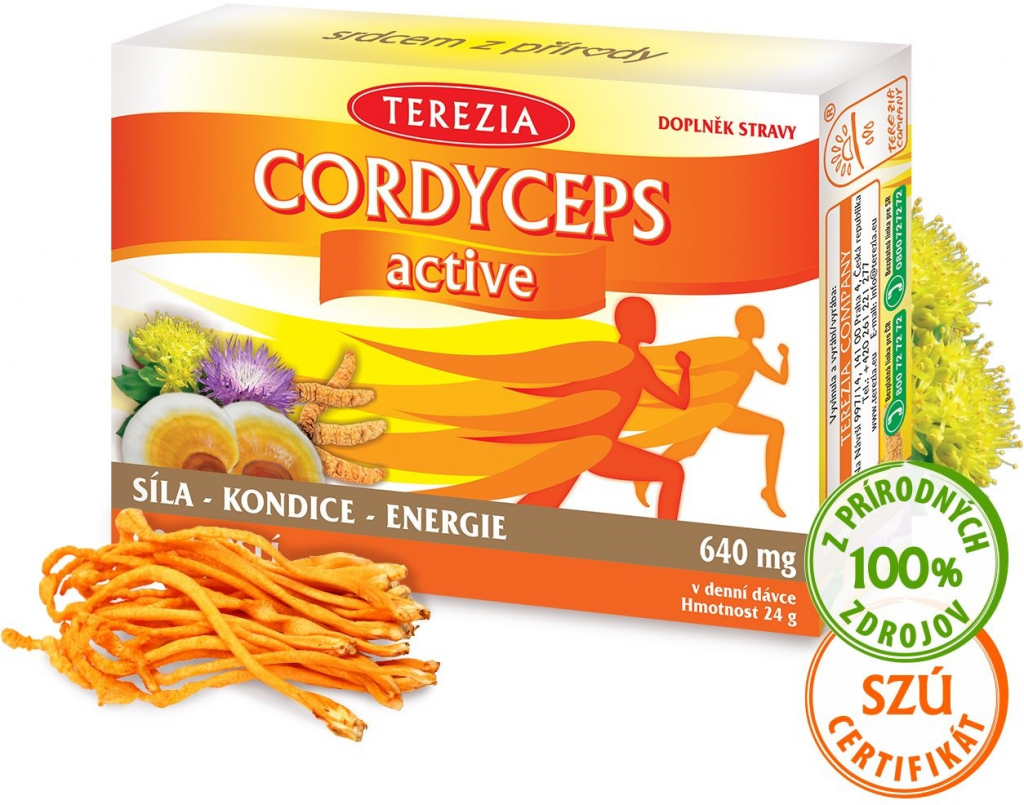 Terezia Company CORDYCEPS active 60 kapsúl