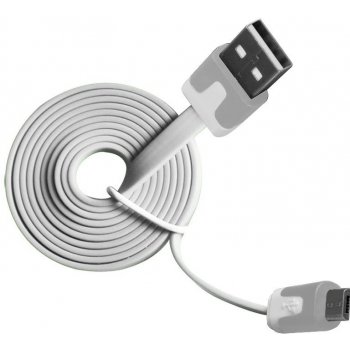 Vakoss MLU527NW micro USB 2.0, A-B, M/M, 1m, bílý