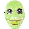 Maska svietiaca zelená (Maska na halloween s LED svetlami)