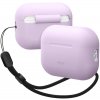 Elago Airpods Pro 2 Silicone Case with Nylon Lanyard - Lavender EAPP2SC-OR-ROSTR-LV