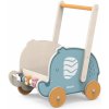 Viga Toys VIGA PolarB Drevený kočík 2 v 1 Sloník