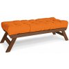 MarLiving Lavica BREEZIO 03 140 cm z masívu/oranžová