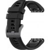 BStrap Silicone Carson remienok na Garmin Fenix 5 / 6 / 6 Pro / 7 / 8 / E 47mm, black