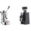 La Pavoni Professional Lusso + Eureka Mignon Zero 65 All Purpose, CR black