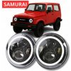 LED SVETLÁ PRE SUZUKI SAMURAI 7-palcové SVETLÁ , angel eyes, denné svetlá, schválenie