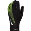 Futbalové rukavice Nike, ACADEMY THERMA-FIT čierna,svetlo zelená M