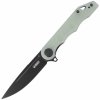 KUBEY Mizo Liner Lock Flipper Folding Knife Jade G10 Handle KU312G