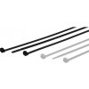 HELU 907024-1000, T-SKU 2-24, Sťahovacie pásky s oceľovým jazýčkom, 2.5 mm, 100 mm, čierna, s kovovým jazýčkom, 1000 ks; 907024-1000