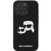 Karl Lagerfeld Double Heads silikónový kryt s MagSafe pre iPhone 16 Pro Max - čierny 57983122732 - možnosť vrátiť tovar ZADARMO do 30tich dní