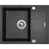 Granitový drez LINEA 600 XC Metalblack 480 x 600 mm čierna SIGLI60048074XC