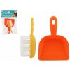Teddies Uklízecí sada/uklízečka plast smetáček + lopatka na kartě 21x26x5cm