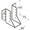 Trámová papuča WB3 38x141x75x2,0 mm