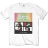 The Beatles tričko Album Faces Gradient Biela XL