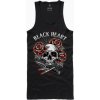 Black Heart tielko LIPSTICK SKULL čierna