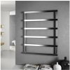 Cordivari Alessandra electric - Radiátor elektrický 740x530mm s ručným zapnutím / vypnutím, leštená nerez 3581680400003