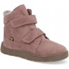 Froddo Dievčenská zimná barefoot obuv ZERU TEX FURRY Dark pink G2110149-6