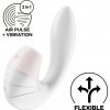 Vibrátor SATISFYER SUPERNOVA DOUBLE AIR PULSE biely